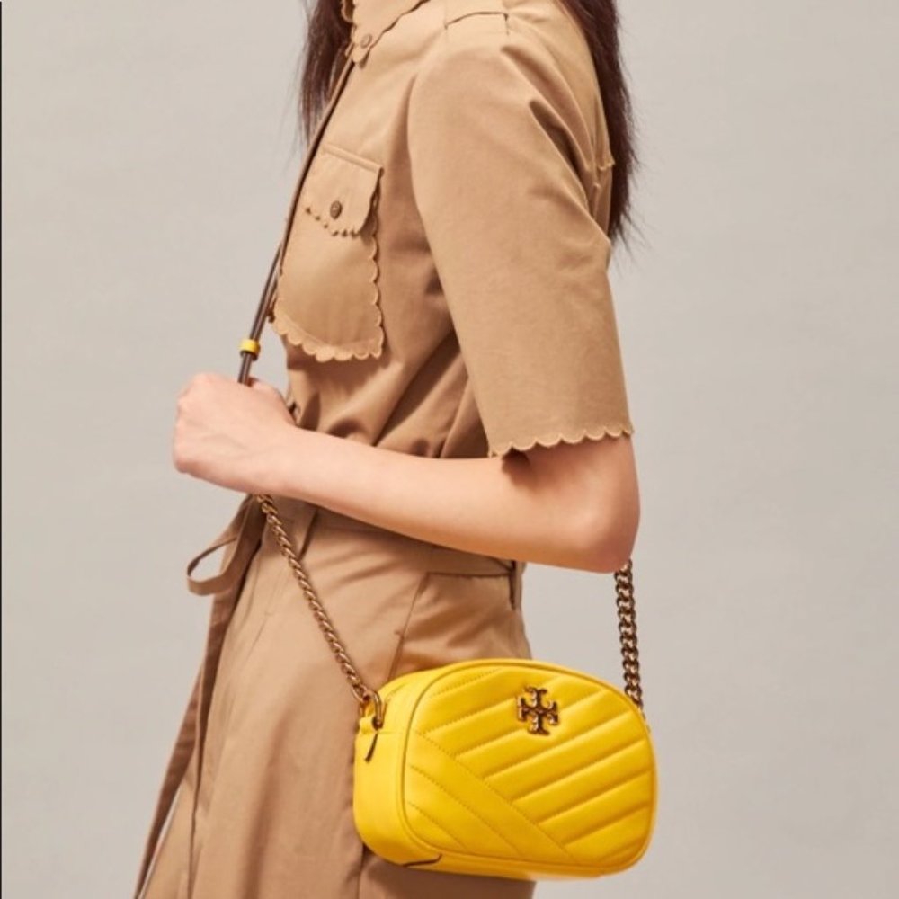 Tory Burch Kira Chevron Small Camera Bag